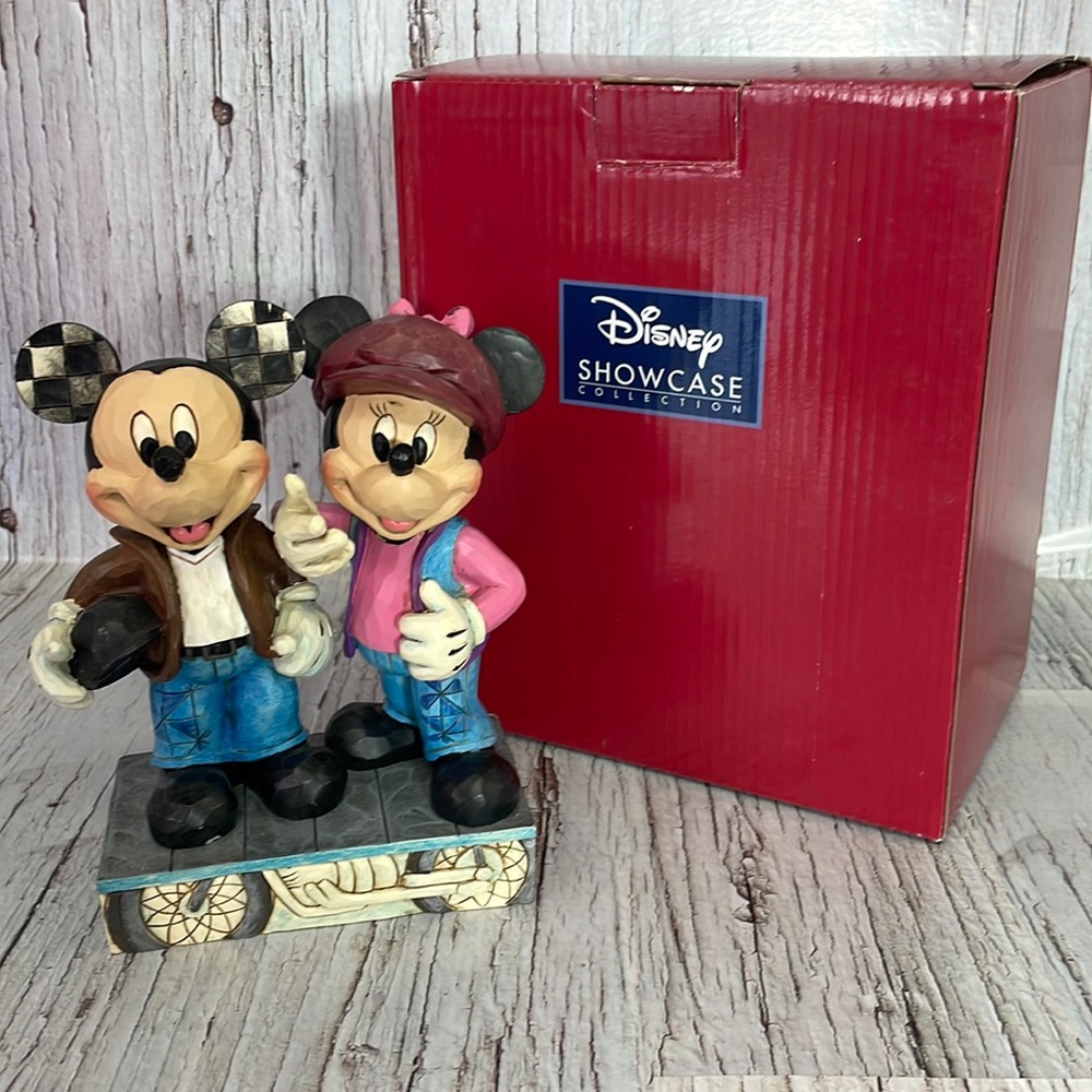 Disney Traditions Mickey & Minnie Figurine – “Biking Sweethearts” Jim Shore